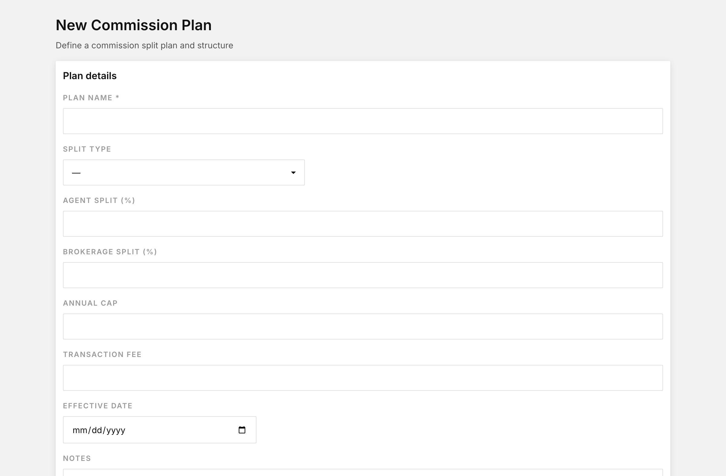 New commission plan