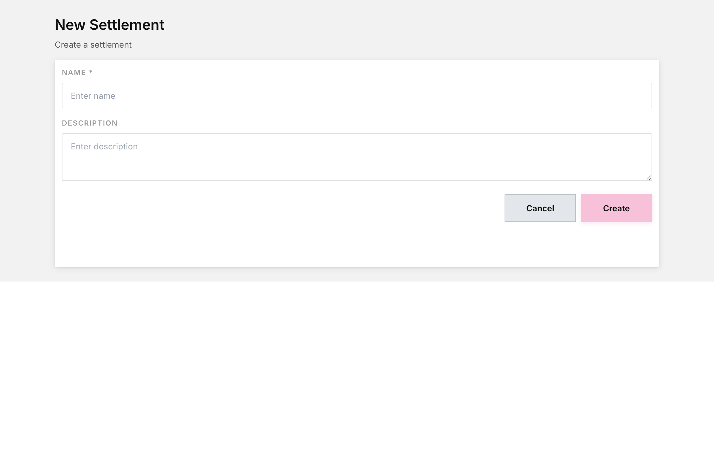 Deals new settlement