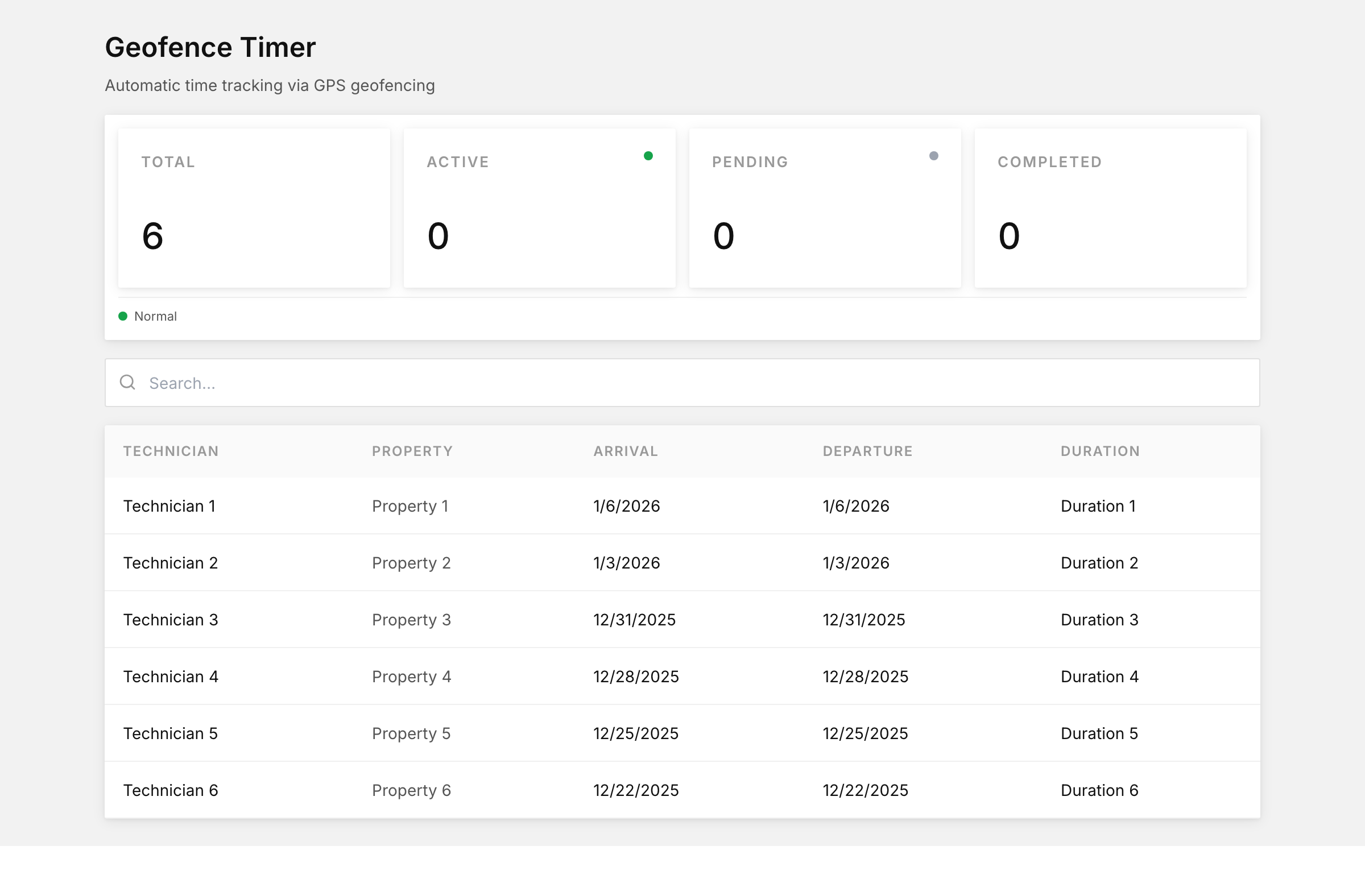 Local pro geofence timer