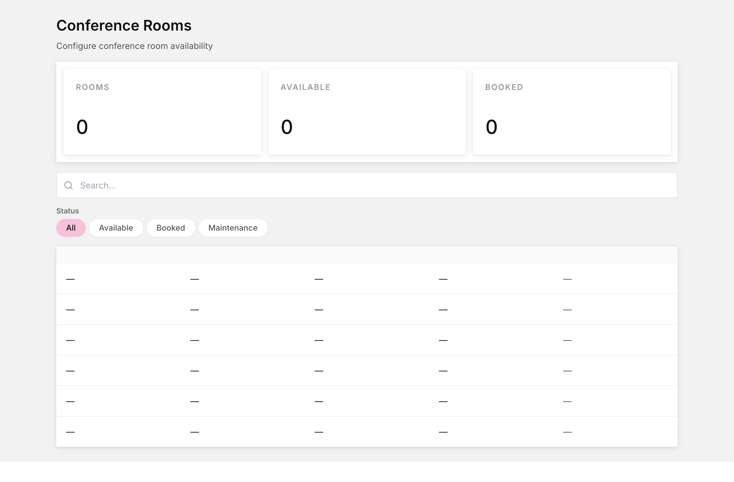 Conference rooms
