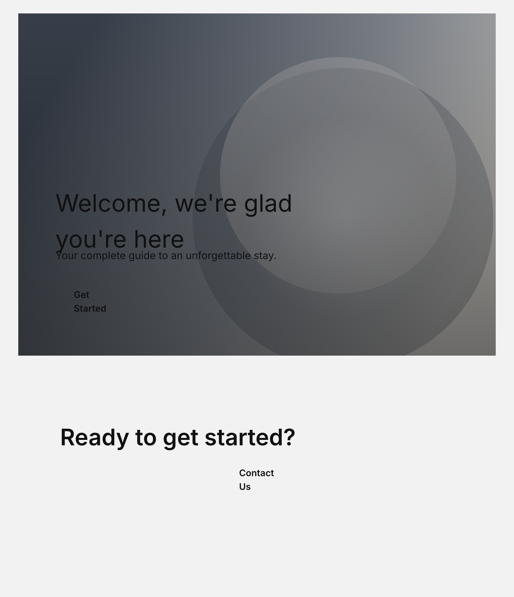 Guest full stay portal