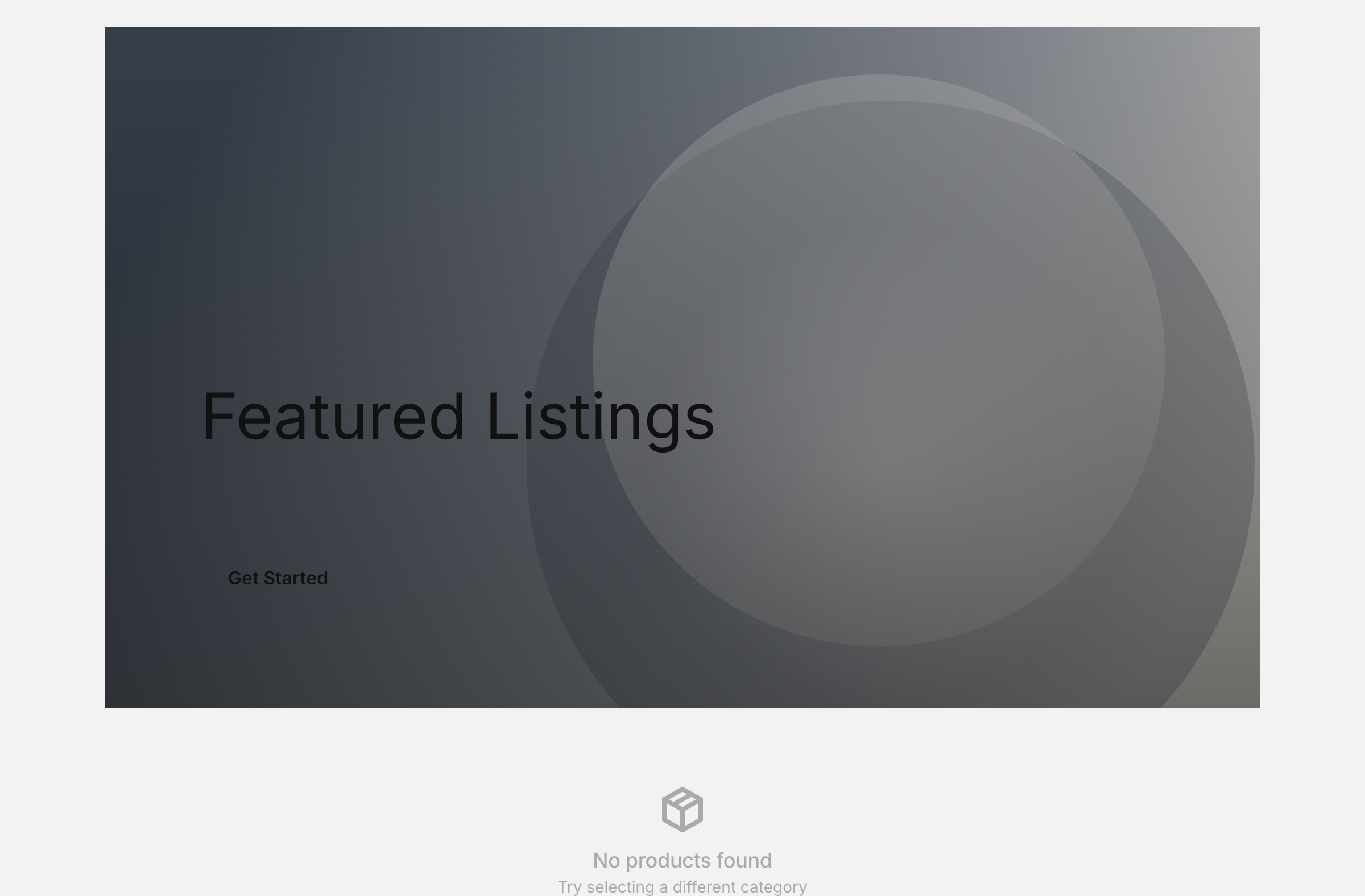 Property listings board