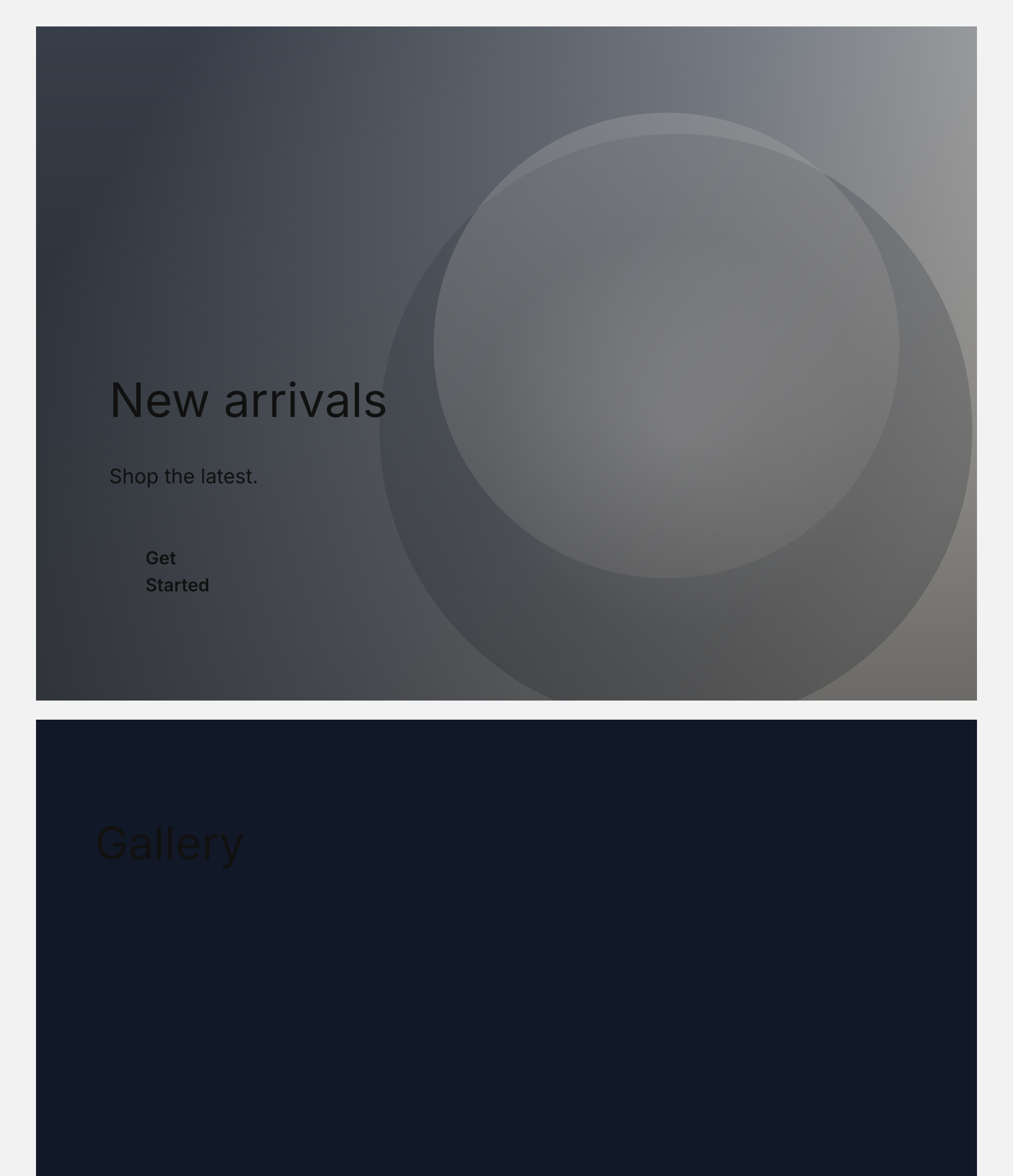 Retail shop app